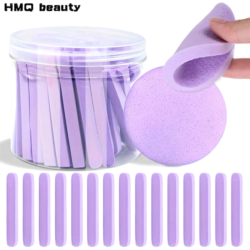 36-Pc Compression Face Wash Sponge Set with Storage Box Facial Cleansing Sponge QXL