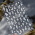 5D Butterfly Rhinestone Nail Stickers – Ballet Style Decals