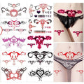 10-Pack 3D Waterproof Temporary Tattoo Stickers for Women Temporary Tattoo Stickers QXL A