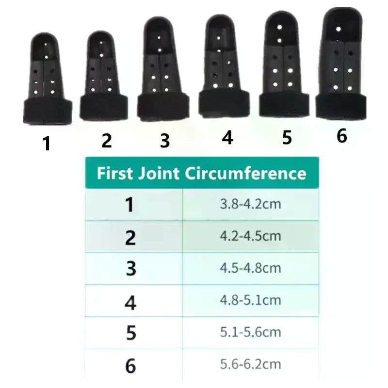 Adjustable Black Finger Splint Brace | Finger Support Protector Finger Splint Brace QXL