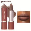Barely Matte Cocoa Lipstick | Waterproof & Long-Lasting Matte Lipstick QXL 101