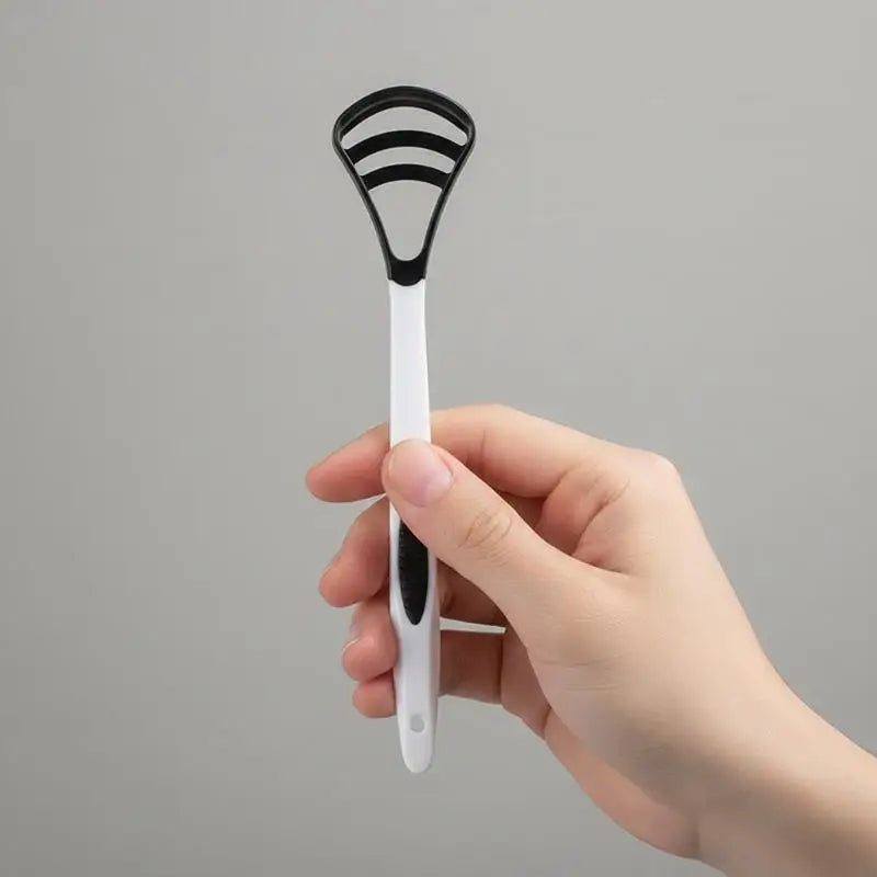 Silicone Tongue Scraper | Double-Sided Ergonomic Oral Care Tool Tongue Scraper QXL