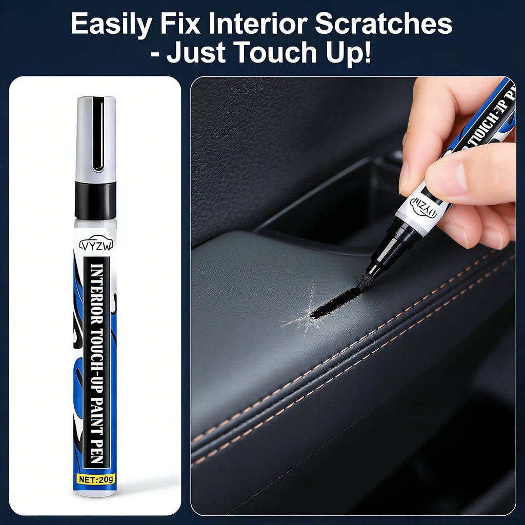 Car Interior Scratch Touch-Up Pen | Black Plastic & Leather Car Touch-Up Pen QXL Default Title