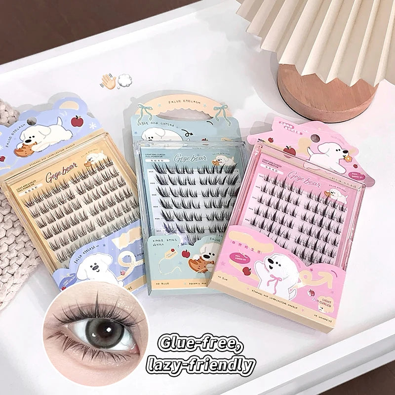 Glueless Cluster False Lashes | DIY Segmented Lash Extensions Cluster False Lashes QXL