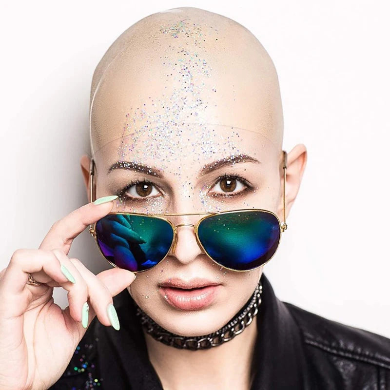 Fake Bald Head Latex Wig Cap | Party Costume Accessory Costume Bald Cap QXL