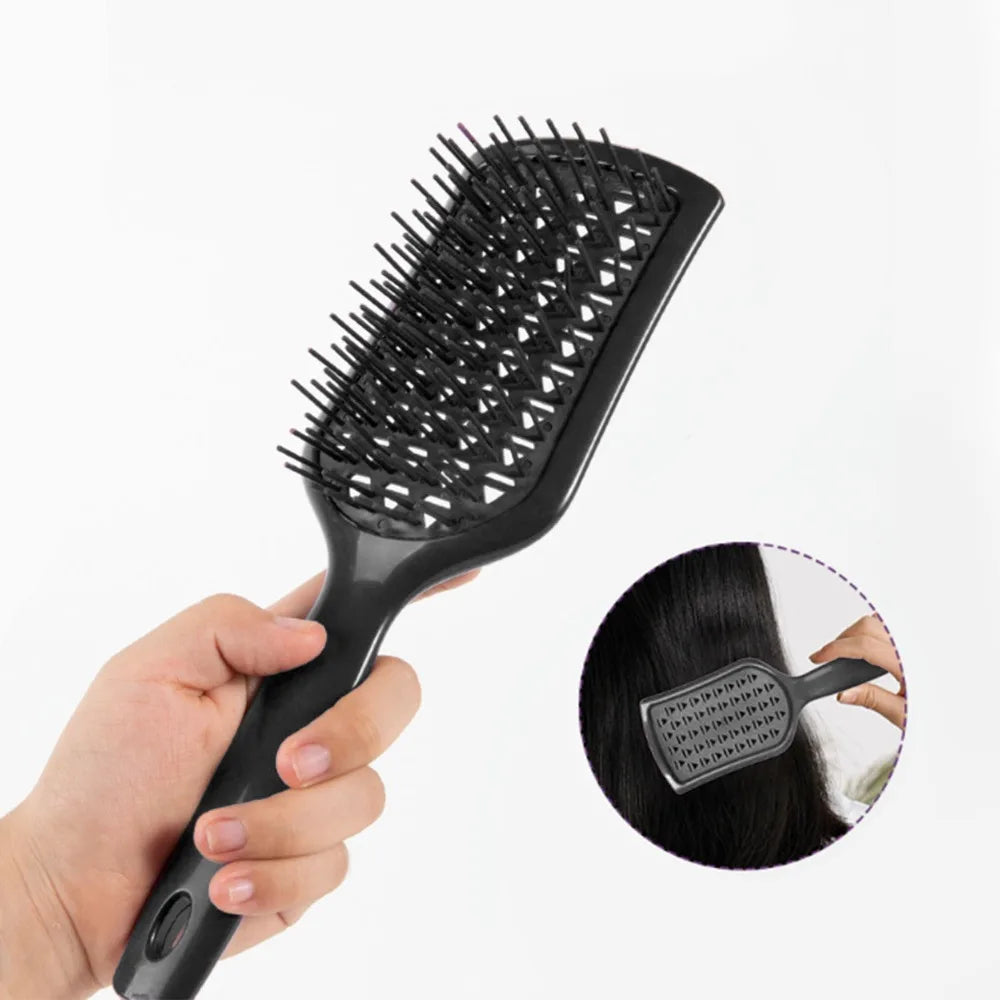 Professional Vent Hair Brush | Fast Blow Dry Paddle Brush Vent Paddle Hair Brush QXL