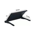 Adjustable TV Monitor Top Shelf | Desktop Storage Rack Organizer Monitor Top Shelf QXL small 16.4x11.3cm