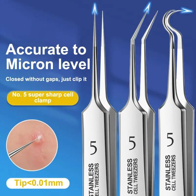 BIOAOUA 7/8-Pc Blackhead Extraction Tool Kit – Stainless Steel Blackhead Extraction Kit QXL