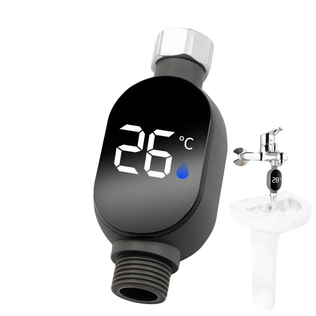 LED Digital Shower Thermometer | Waterproof Water Temp Gauge Shower Thermometer QXL
