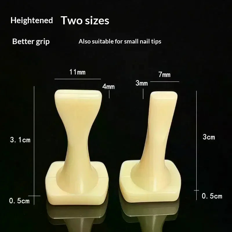 Acrylic Non-Magnetic False Nail Display Stand | 5 or 10 Pack Nail Display Stand QXL