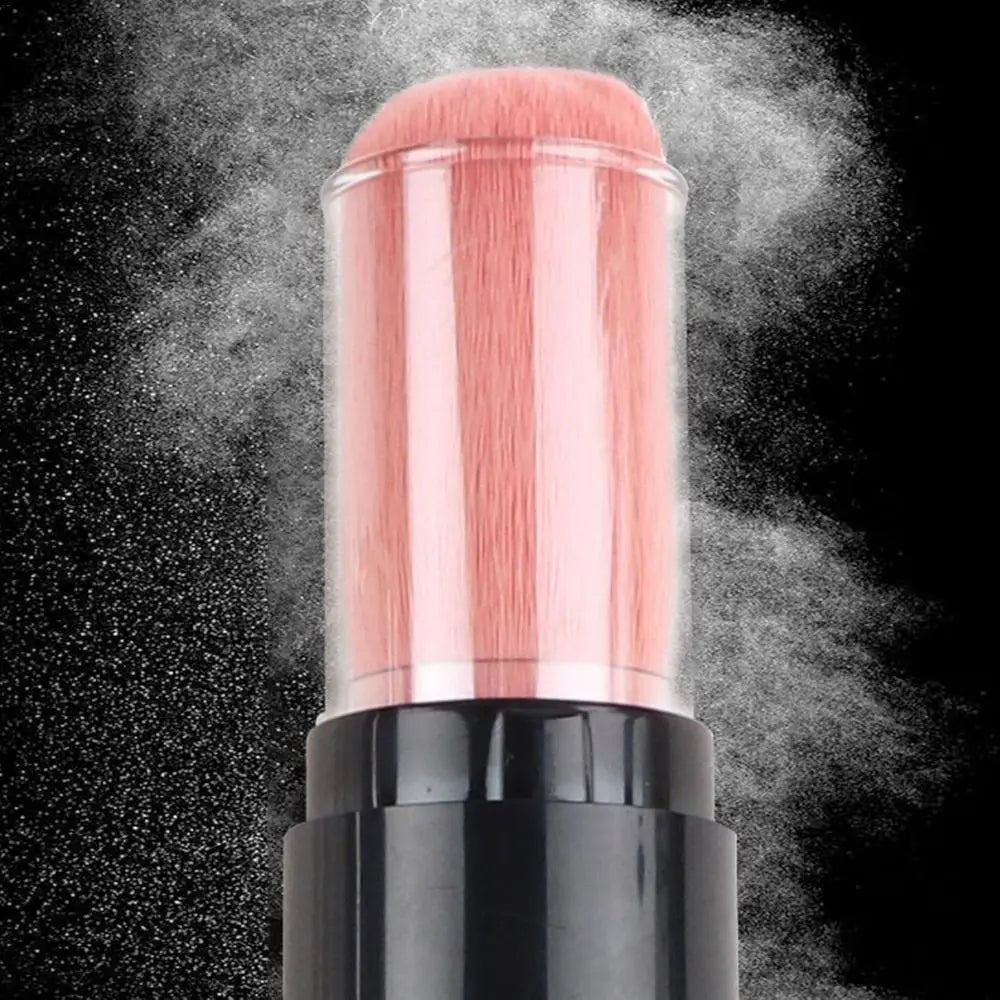 Refillable Press-Release Powder Brush | Travel Makeup Applicator Powder Makeup Brush QXL