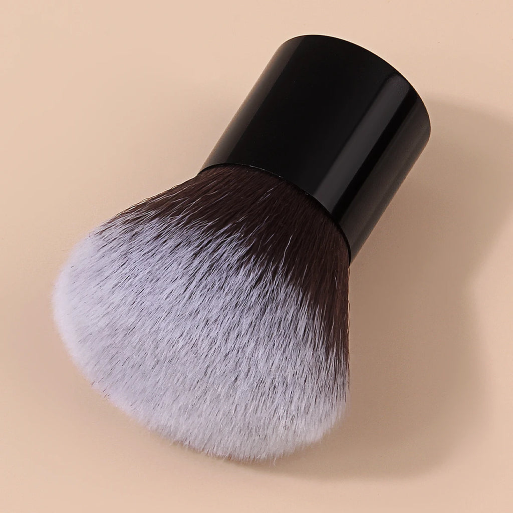 Fluffy Nail Dust & Powder Brush | Short Handle Manicure Tool Nail Dust Brush QXL