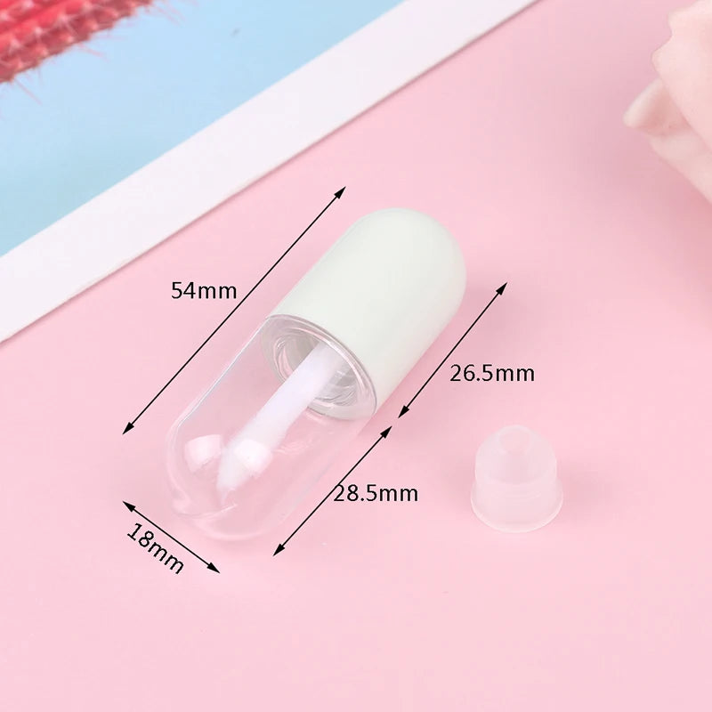 10-Pack Empty 5ml Lip Gloss Tubes DIY Refillable Wand Containers Lip Gloss Containers QXL