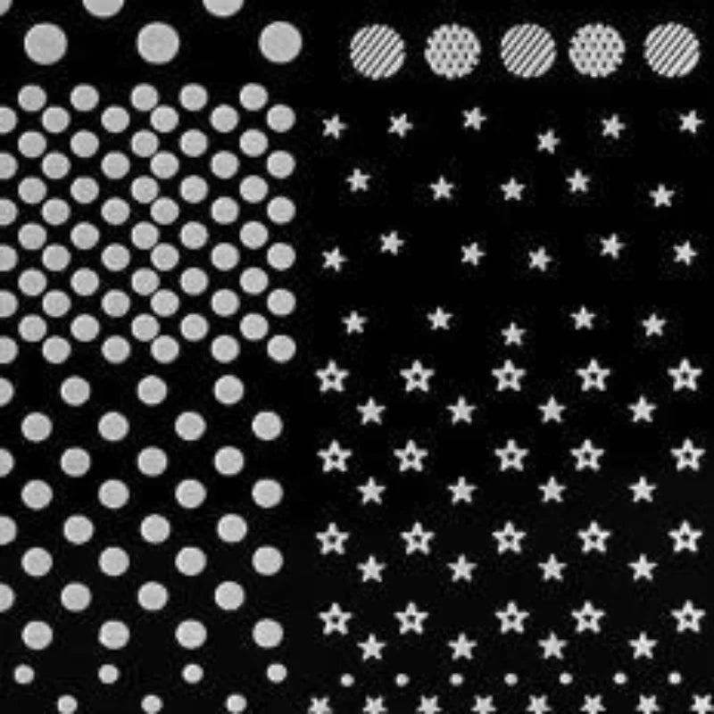 Stainless Steel Nail Art Stamping Plate – Dots & Lines Nail Stamping Plate QXL Default Title