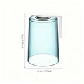 Magnetic Wall-Mount Toothbrush Cup Holder | Bathroom Storage Toothbrush Cup Holder QXL blue