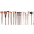 Champagne Makeup Brush Set – Foundation, Blush & Eyeshadow Makeup Brush Set QXL 20pcs