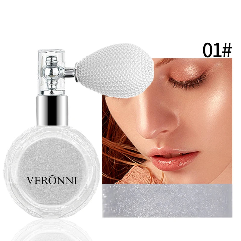 VERONNI Glitter Highlighter Spray – Face & Body Shimmer Body Highlighter Spray QXL 01