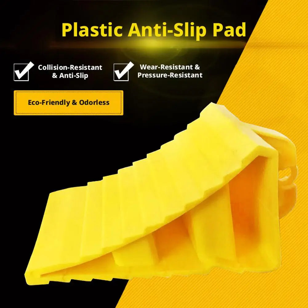 Triangular Wheel Chock | Anti-Slip Tire Block for Cars & Trucks Wheel Chock QXL