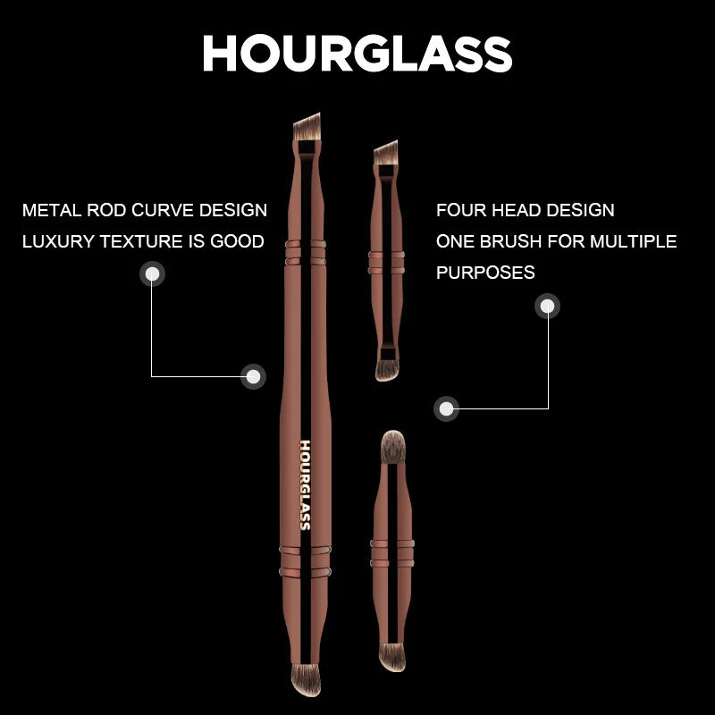 Hourglass No.25 4-in-1 Makeup Brush | Eye & Face Multifunctional Makeup Brush QXL