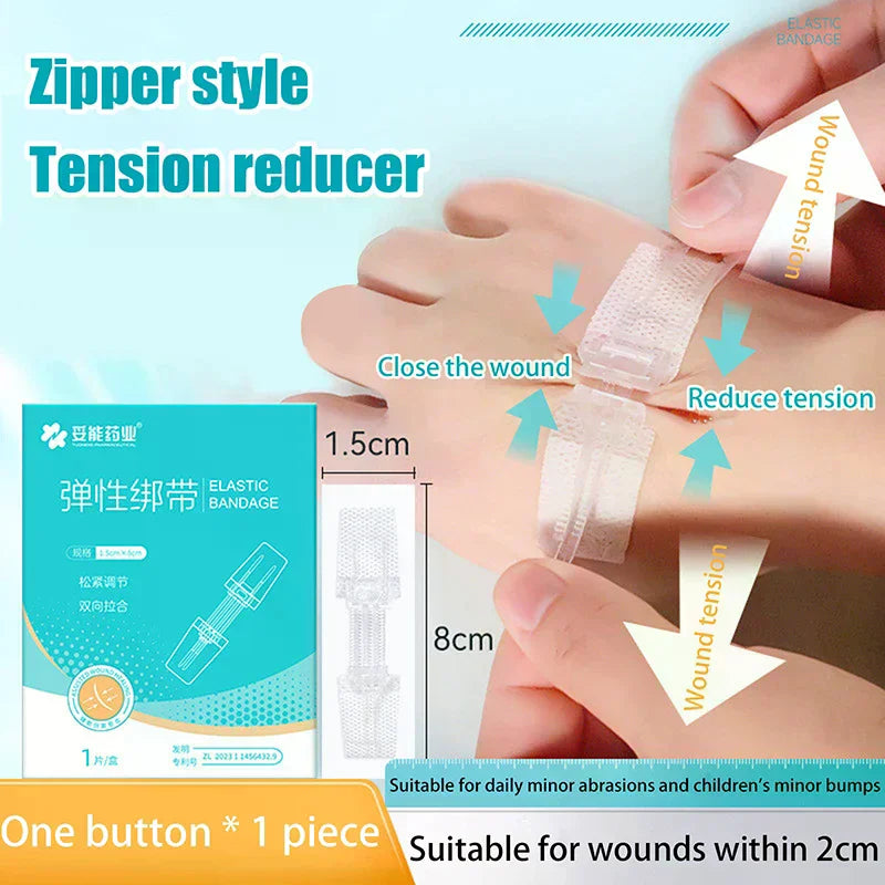 Zipper Wound Closure Patches | Suture-Free Bandage Strips Wound Closure Patch QXL
