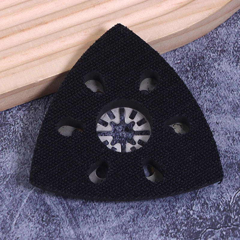 90mm Triangular Sanding Pad 6-Hole Quick-Release Velcro Triangular Sanding Pad QXL