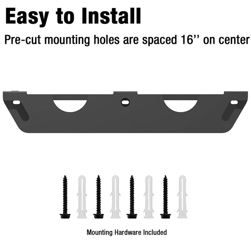 Wall-Mount Angle Grinder Holder & Cord Hanger | Metal Rack Tool Storage Rack QXL