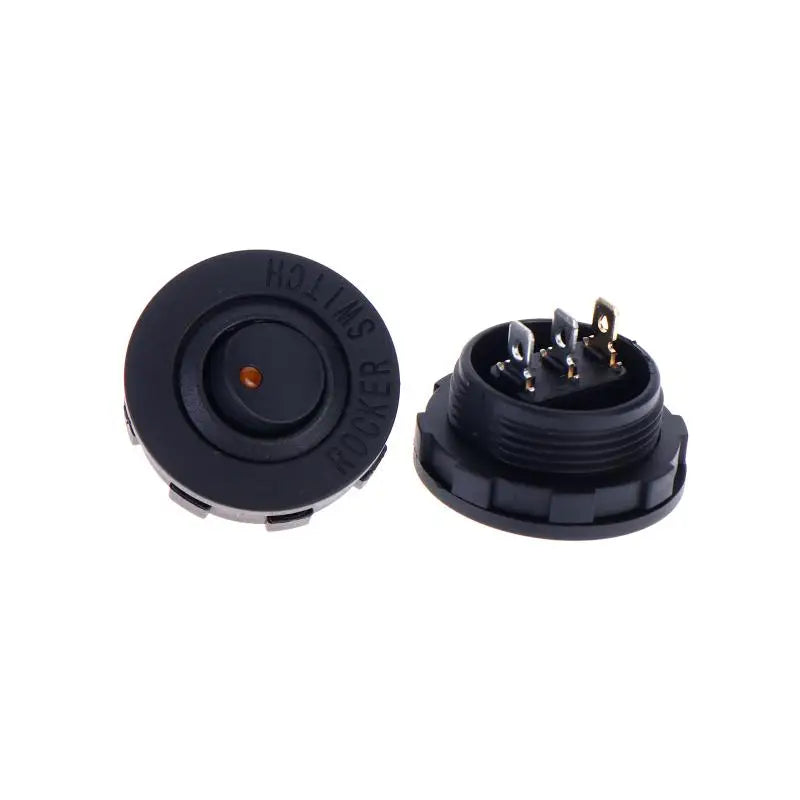 12V DC Round LED Switch 16A – Car Truck Boat SPST On/Off LED Toggle Switch QXL