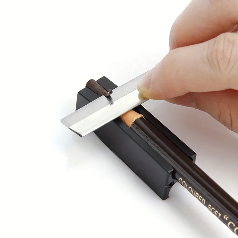 Pull-String Eyebrow Pencil Sharpener | Duckbill Flat Tip Eyebrow Pencil Sharpener QXL