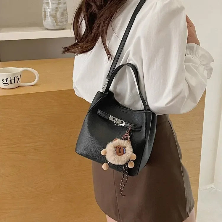 Women's Luxury Leather Tote Bag | Classic Vintage Style Luxury Tote Bag QXL
