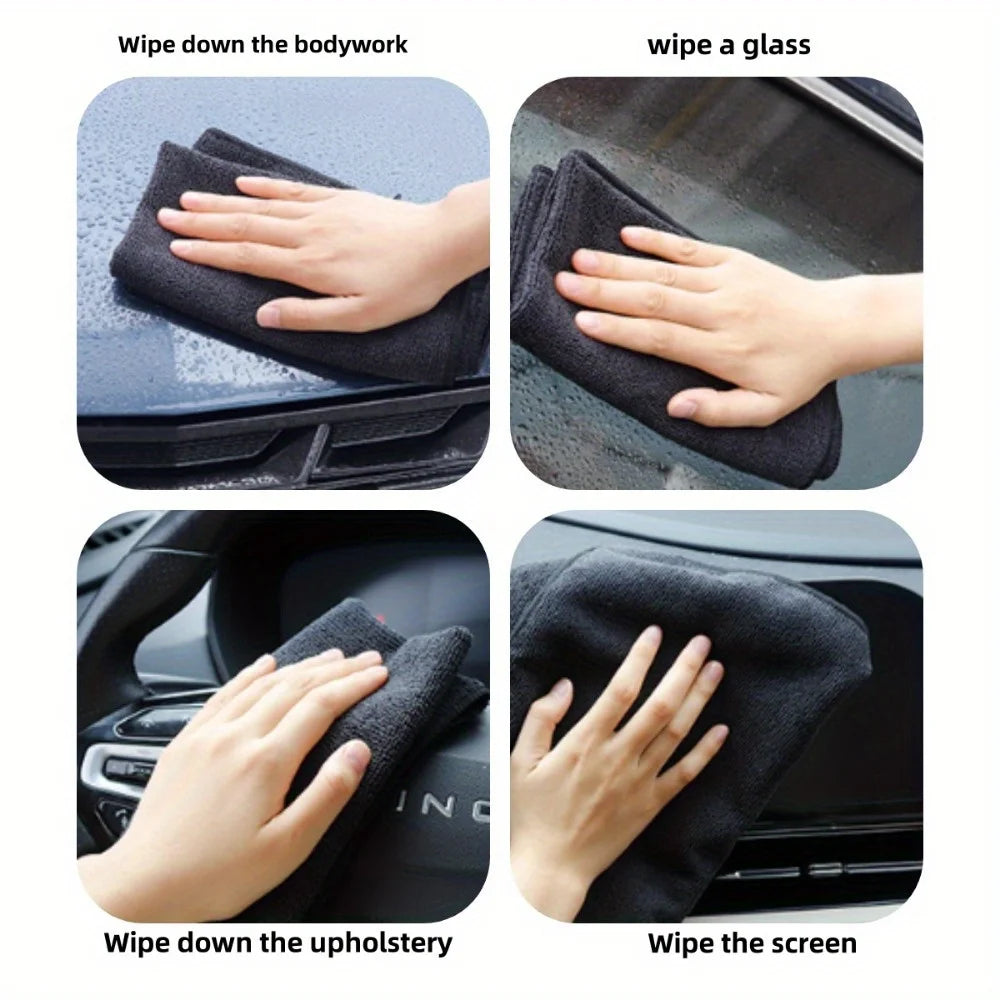 Microfiber Cleaning Cloths 5/10/15-Pack – Absorbent & Durable Microfiber Cleaning Cloth QXL
