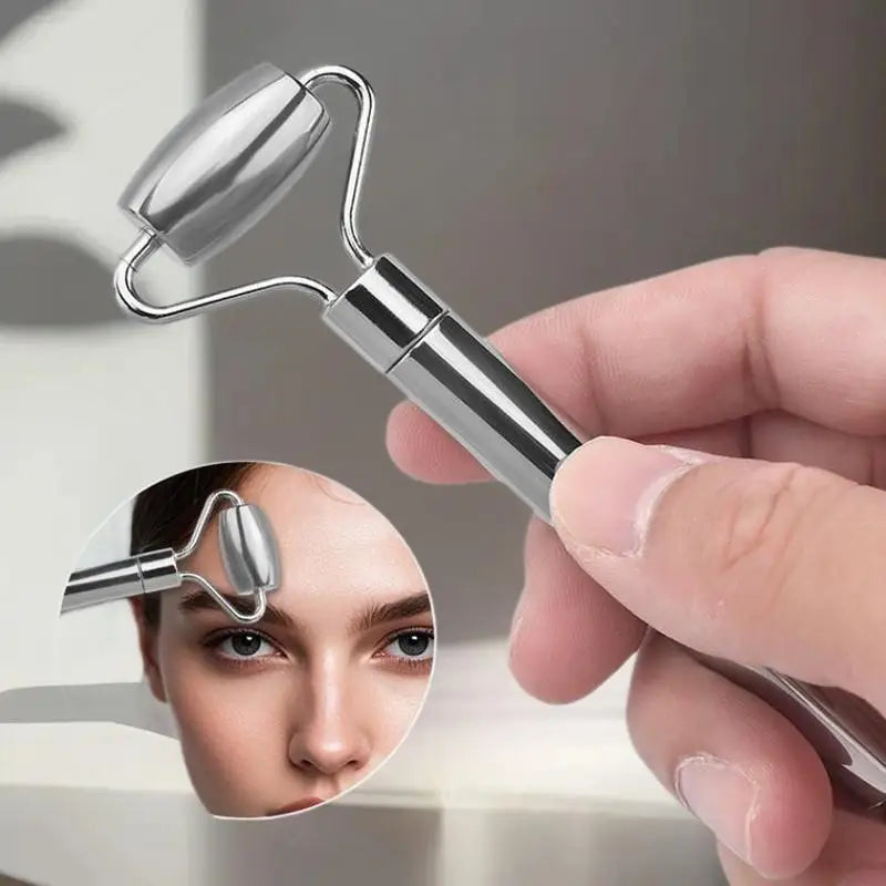Stainless Steel Facial Roller & Gua Sha Massage Tool Facial Massage Tool QXL