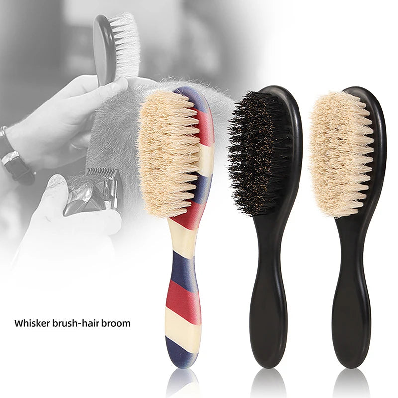 Wild Boar Bristle Beard Brush | Men's Grooming & Barber Tool Beard Styling Brush QXL