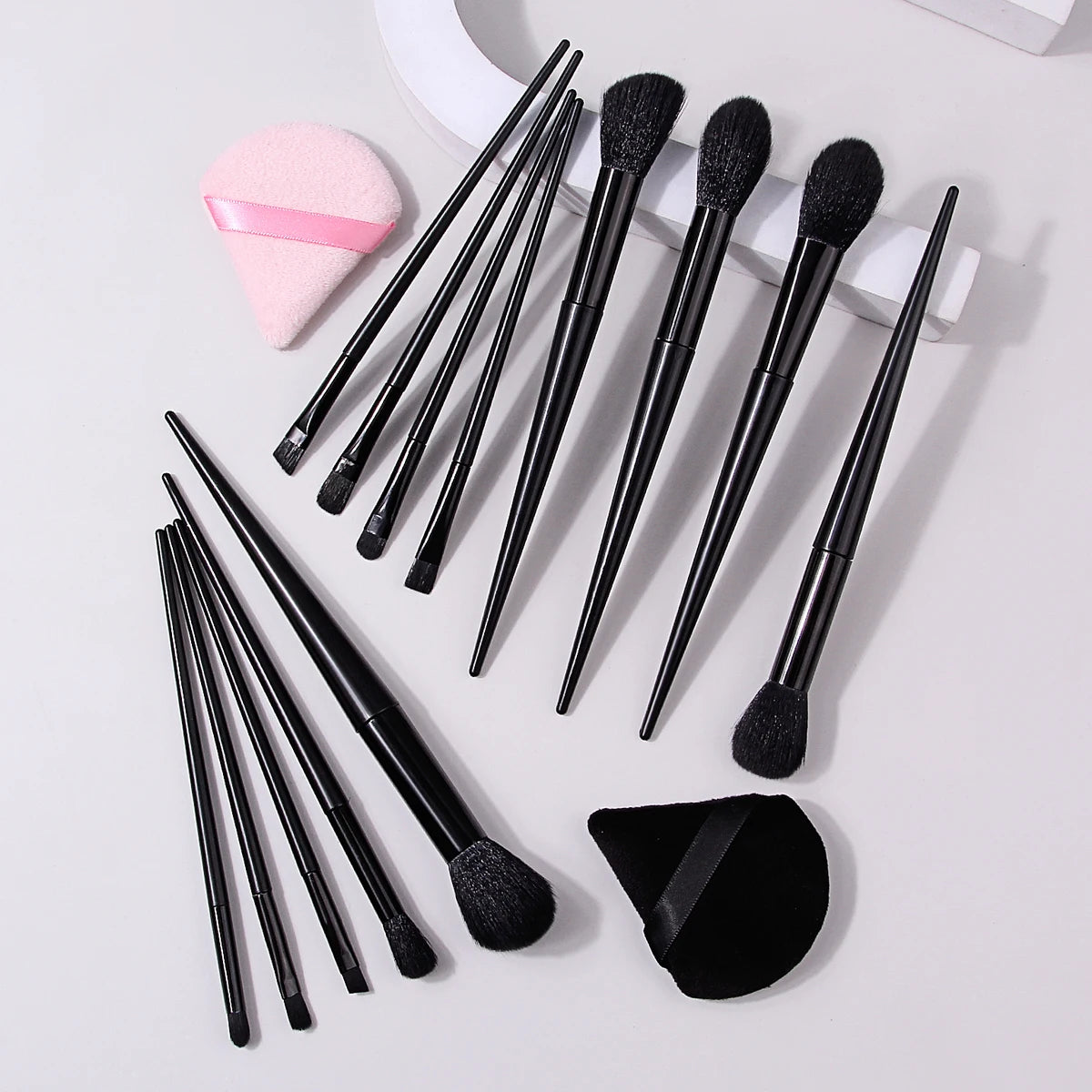 15-Pc Makeup Brush Set – Soft Fluffy Face & Eye Kit | KOSSHOW Makeup Brush Set QXL