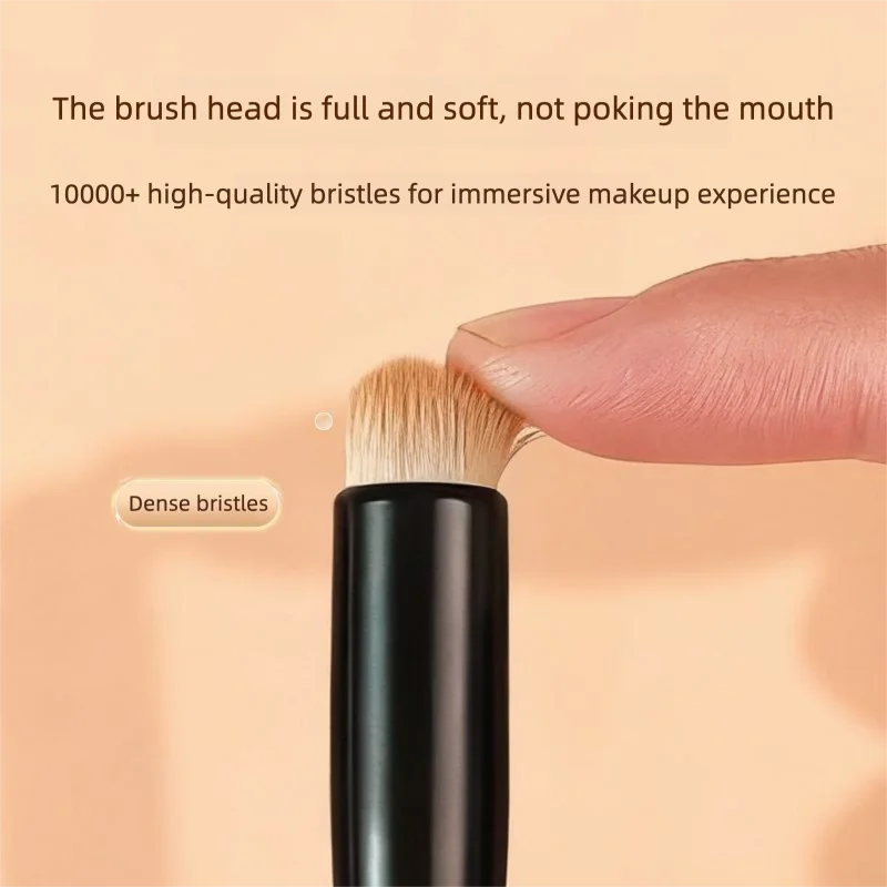 Round Head Lip & Concealer Brush | Soft Synthetic Smudge Tool Lip & Concealer Brush QXL
