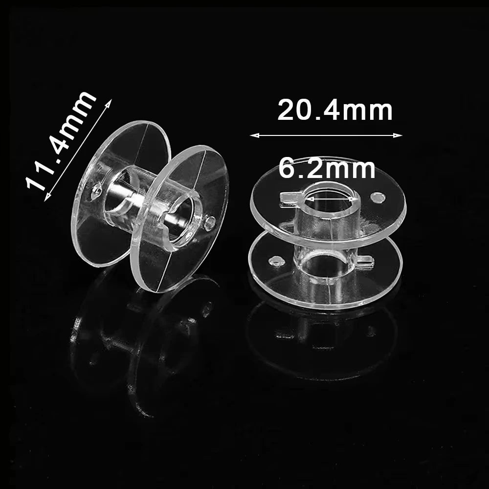 50-Grid Metal Bobbin Set with Transparent Storage Box Bobbin Storage Set QXL
