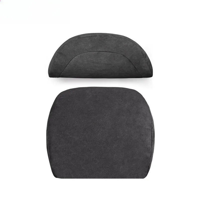 Tesla Car Neck Pillow & Lumbar Cushion Set | Model 3 Y S X Car Seat Cushion Set QXL