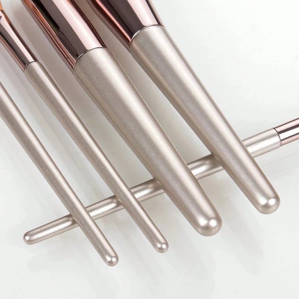 14-Piece Synthetic Makeup Brush Set – Face & Eye Makeup Brush Set QXL