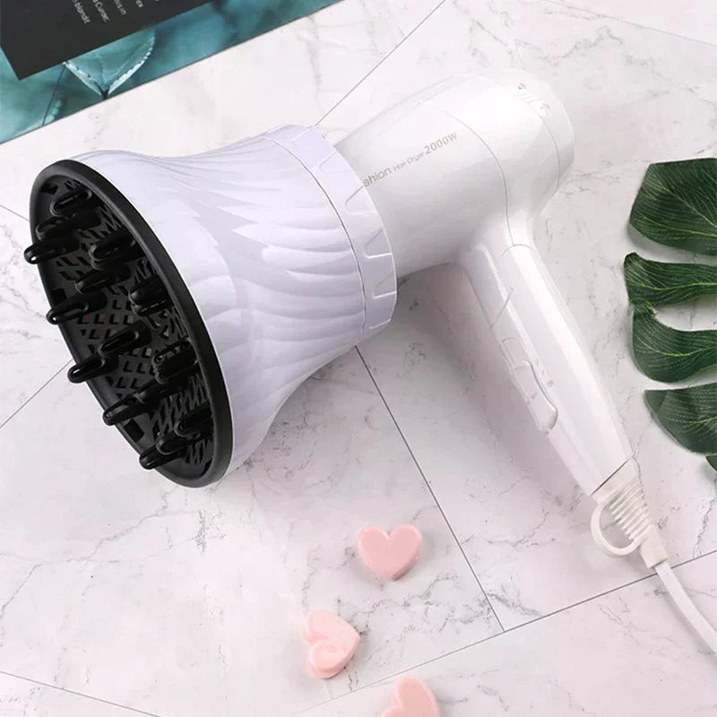 Universal Rotatable Hair Diffuser for Curly Hair | Blow Dryer Hair Dryer Diffuser QXL