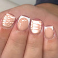 24-Pack Ballerina French Press-On Nails | Short Square Full Cover Press-On False Nails QXL 3