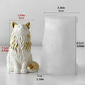 3D Sitting Cat Silicone Resin Mold | Candle, Soap & Craft Silicone Craft Mold QXL A