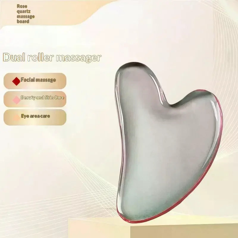2-Piece Natural Resin Gua Sha Massage Set | Facial Lifting Tool Gua Sha Massage Set QXL