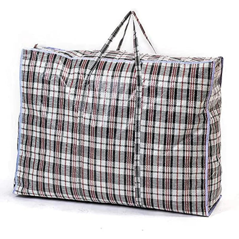 Extra Large Zipper Storage Bags – Foldable Polyester Laundry Bag Large Storage Bag QXL