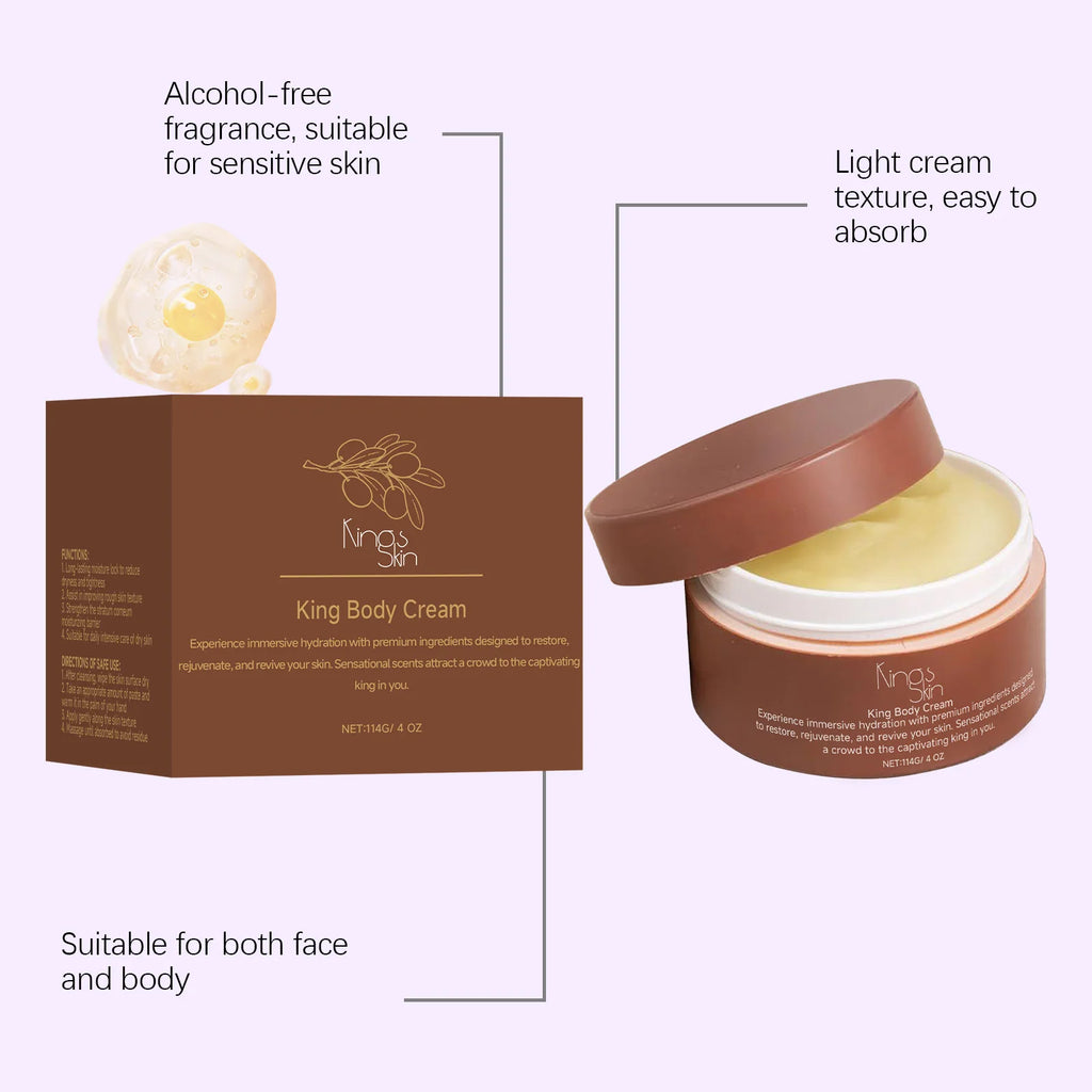114g Shea Butter Body Cream | Triple Lipid Water-Lock Moisturizer Body Moisturizer Cream QXL