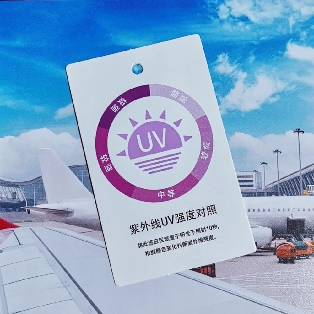 Reusable UV Test Card | Instant Sun Protection Sensor UV Sensor Card QXL
