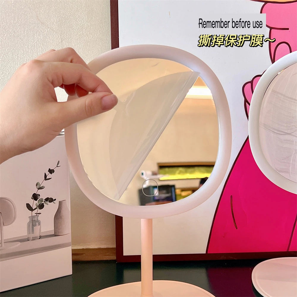LED Vanity Mirror 3 Brightness Settings | Portable Desktop LED Vanity Mirror QXL