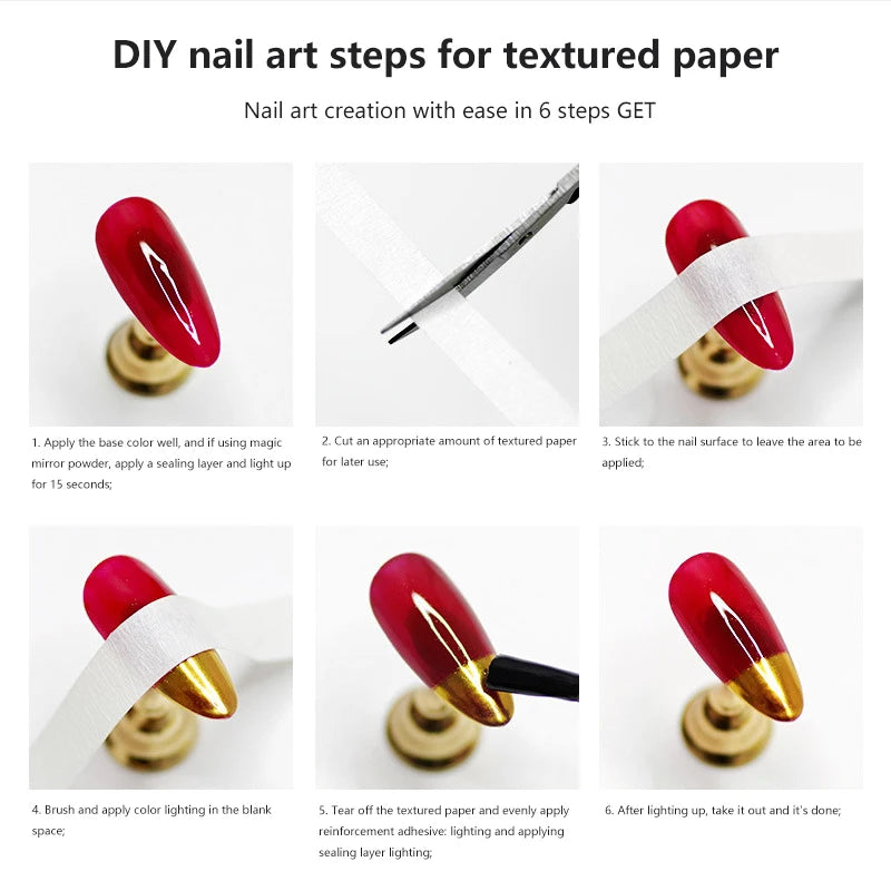 Nail Art Striping Tape Roll | DIY Manicure Line Guide Nail Art Tape QXL