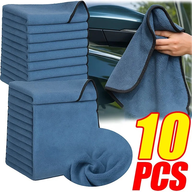 Plush Microfiber Car Wash Drying Towel – Lint & Streak Free Car Detailing Towel QXL