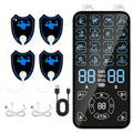 TENS & EMS Muscle Stimulator | 16 Modes, Dual Channel Massager Muscle Stimulator QXL A8-2-hole 4 patch