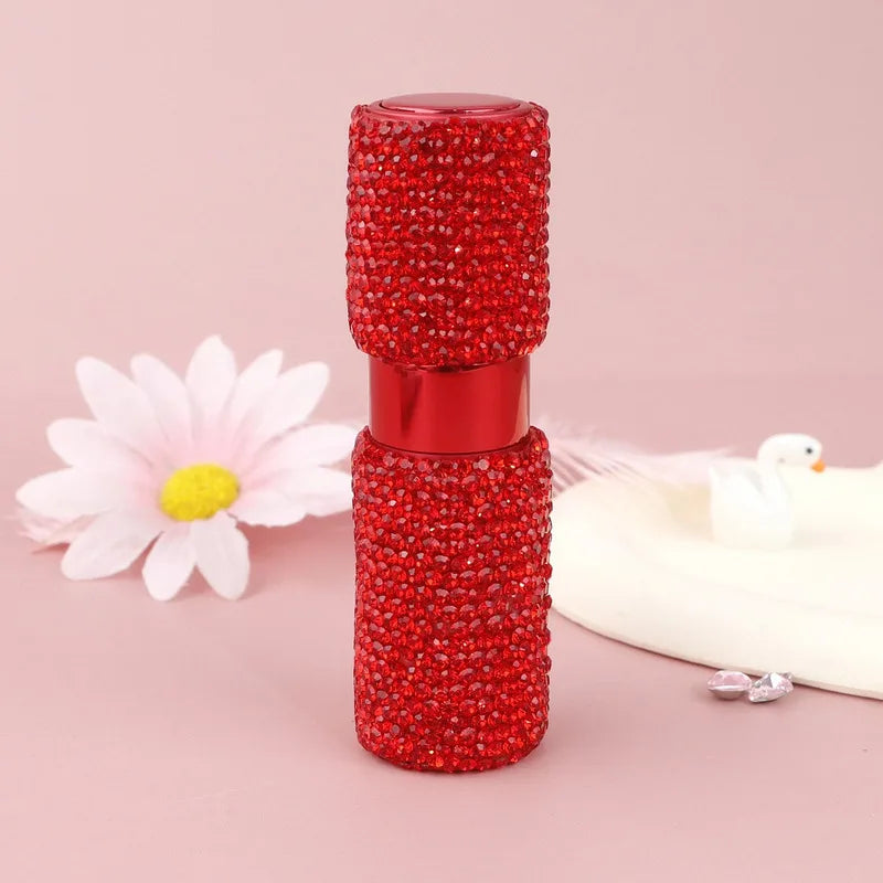 8ml Red Diamond Lipstick Refillable Perfume Spray Bottle Perfume Atomiser Bottle QXL