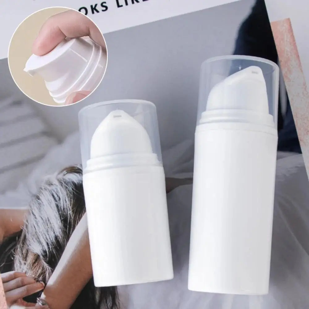 Airless Pump Cosmetic Bottle 30–150ml | Travel Lotion Dispenser Airless Pump Bottle QXL